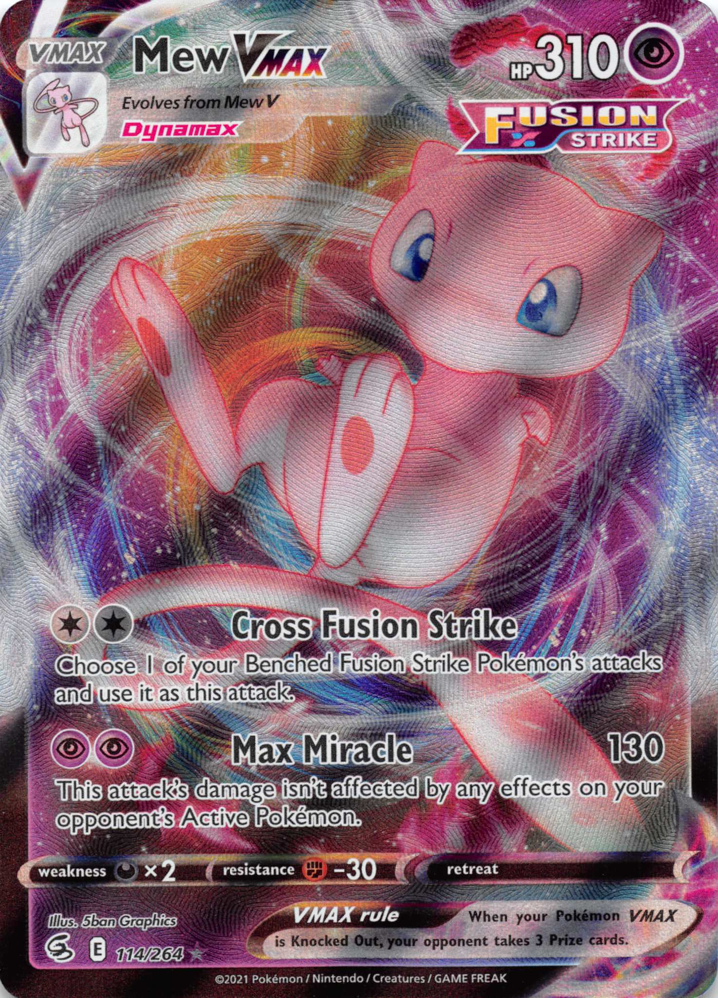 Mew VMAX (114/264) [Sword & Shield: Fusion Strike]