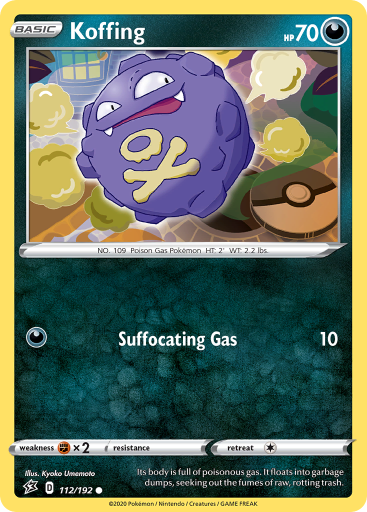 Koffing (112/192) [Sword & Shield: Rebel Clash] - Duel Kingdom