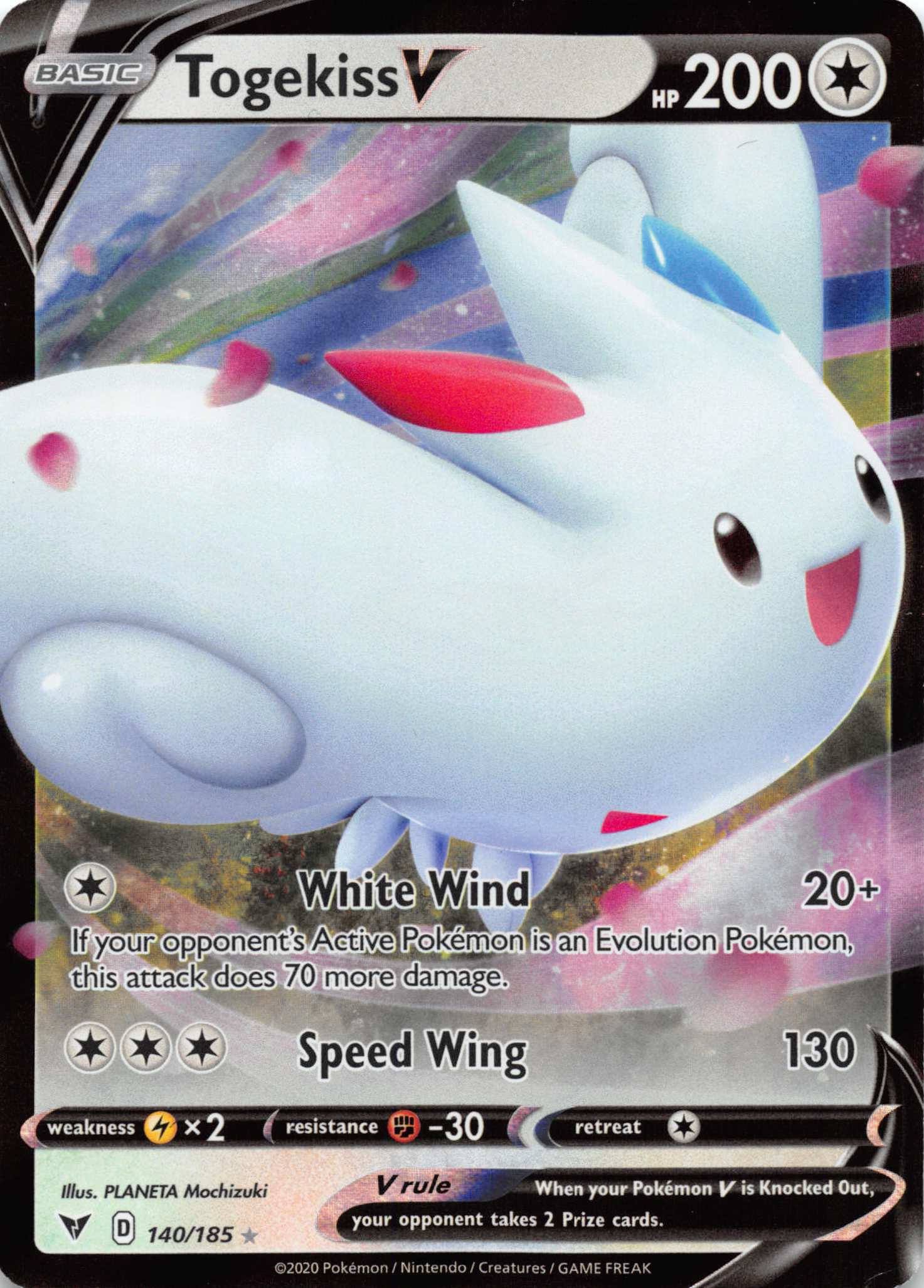 Togekiss V  [140/185] [SWSH04: Vivid Voltage]