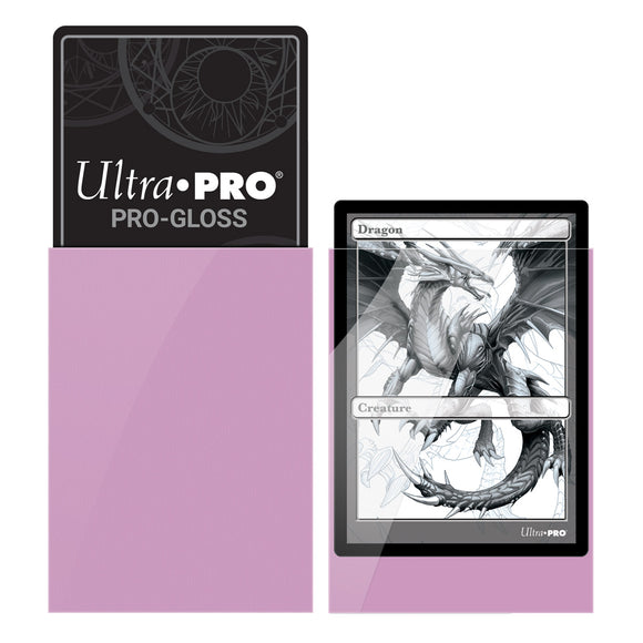 50ct Pro-Gloss Bright Pink Standard Deck Protectors