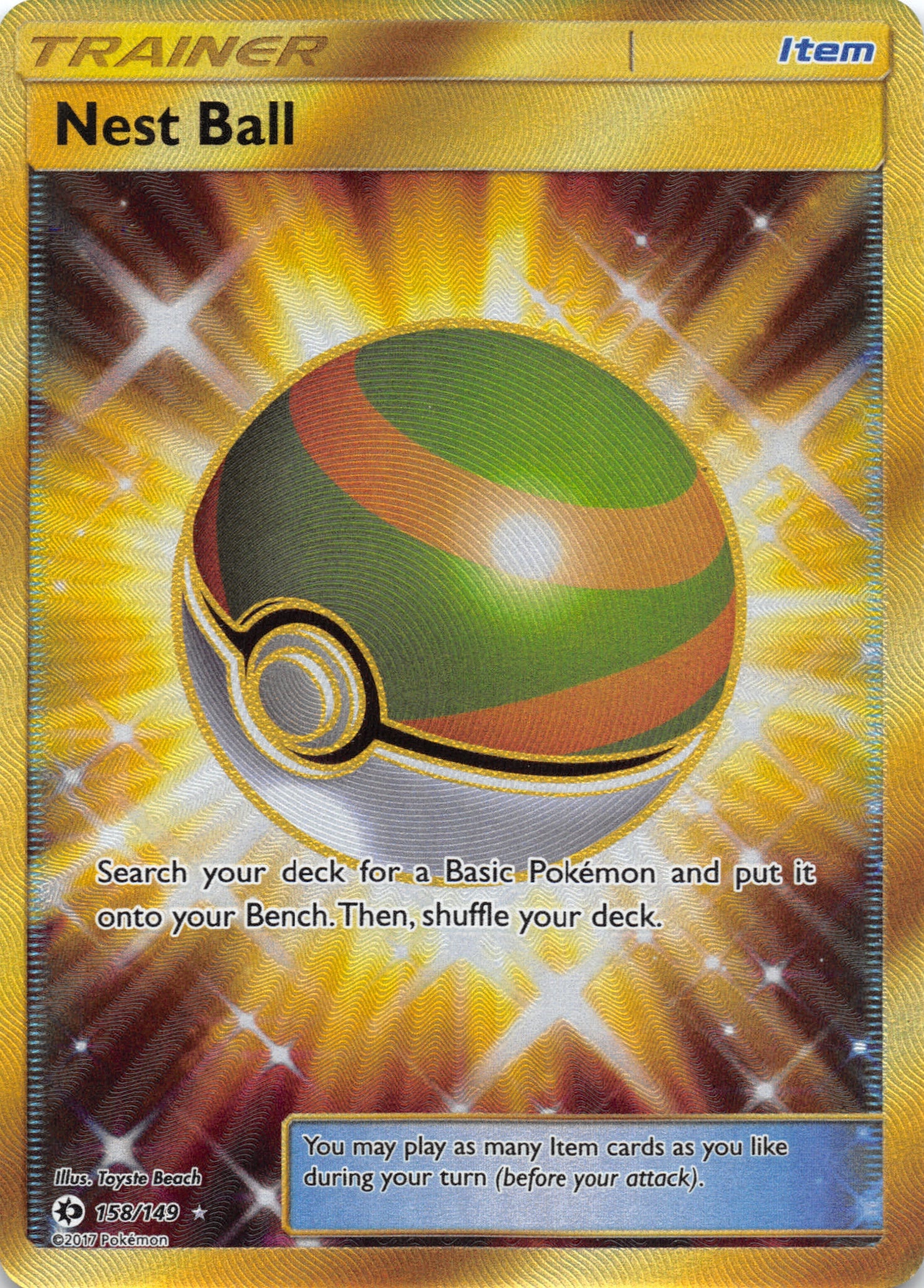 Nest Ball (Secret) (158) [SM Base Set] - Duel Kingdom