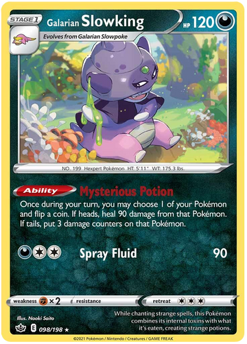 Galarian Slowking (098/198) [Sword & Shield: Chilling Reign] - Duel Kingdom