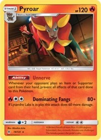 Pyroar (19) [SM - Forbidden Light] - Duel Kingdom