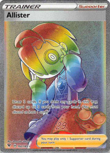 Allister (Secret)  [192/185] [SWSH04: Vivid Voltage] - Duel Kingdom