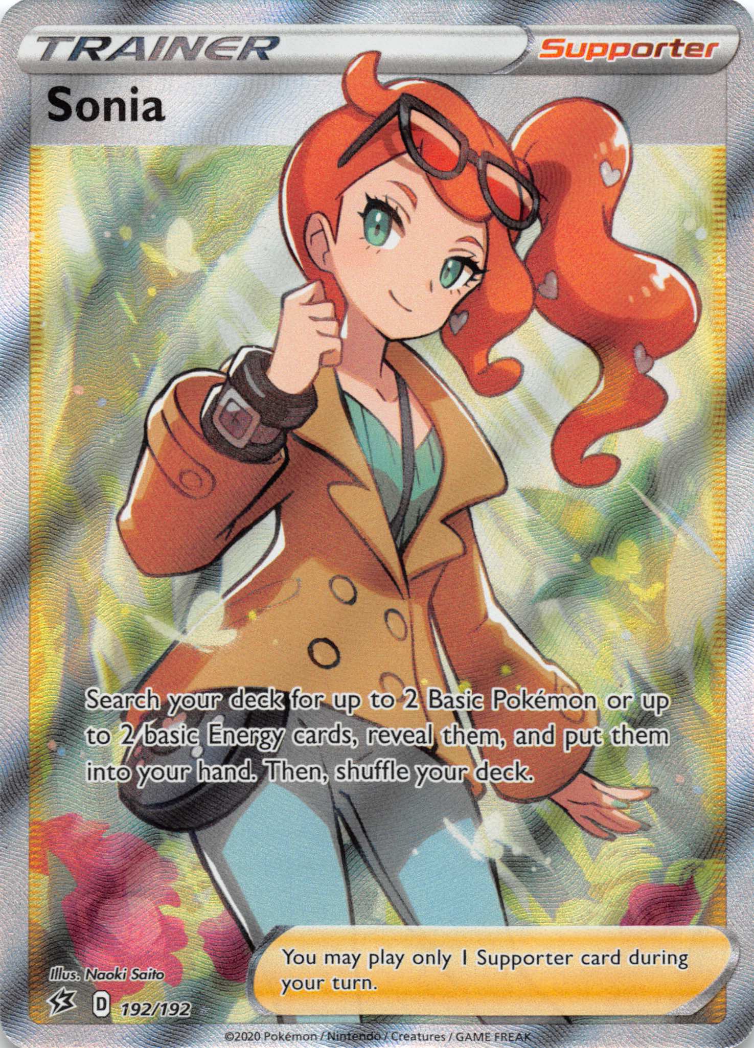 Sonia (192/192) [Sword & Shield: Rebel Clash]