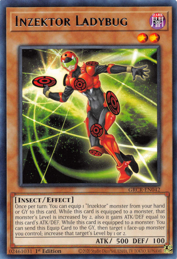 Inzektor Ladybug [GRCR-EN042] Rare - Duel Kingdom