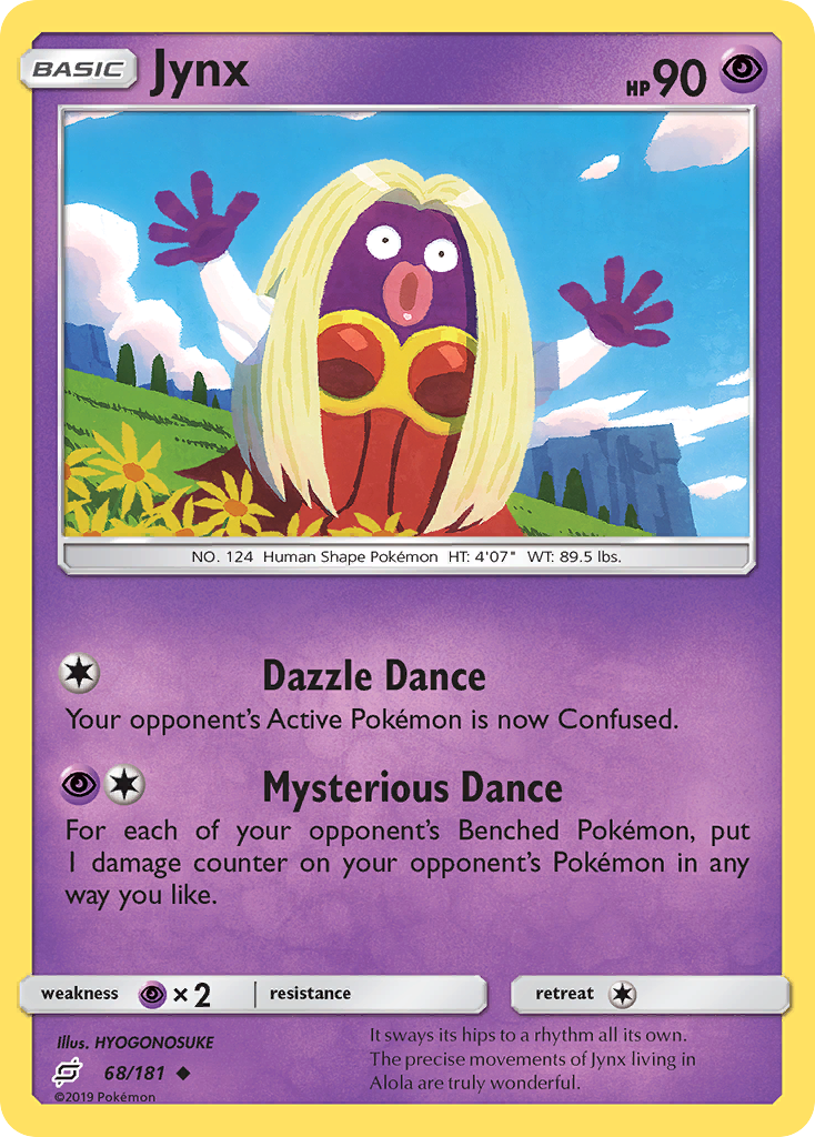 Jynx (68/181) [Sun & Moon: Team Up] - Duel Kingdom