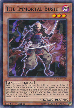 The Immortal Bushi [BP03-EN036] Shatterfoil Rare - Duel Kingdom