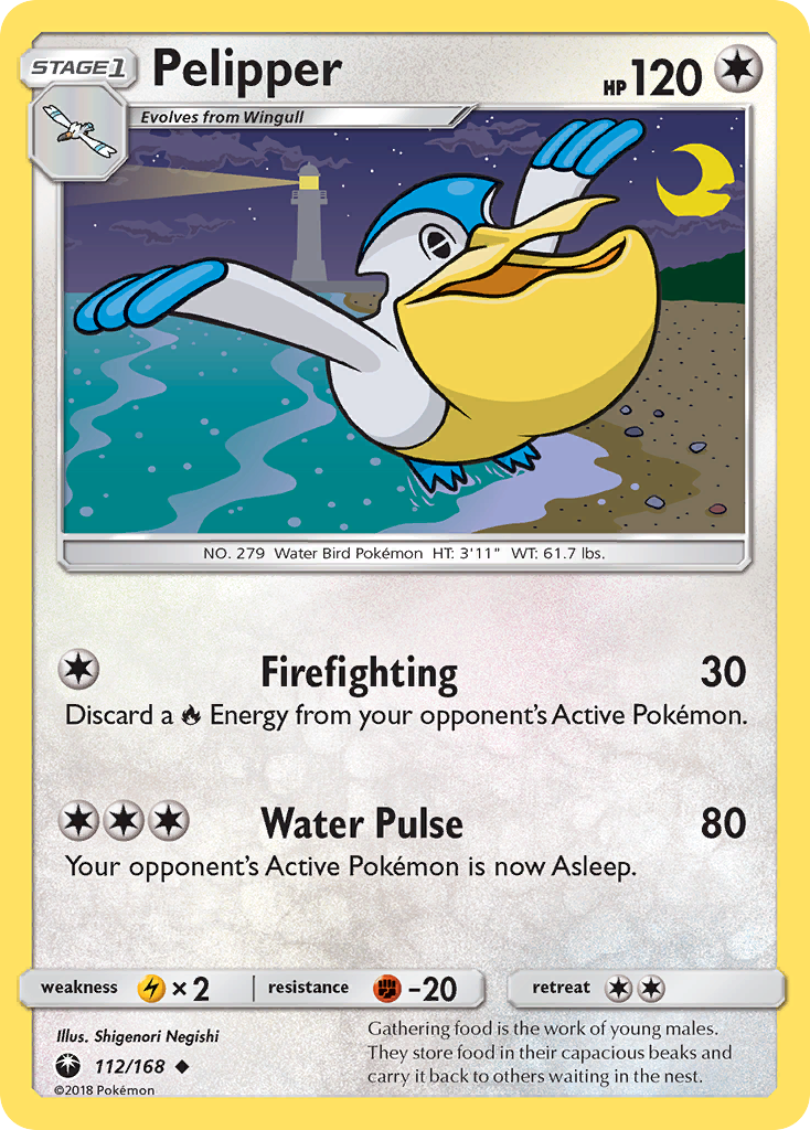 Pelipper (112/168) [Sun & Moon: Celestial Storm] - Duel Kingdom