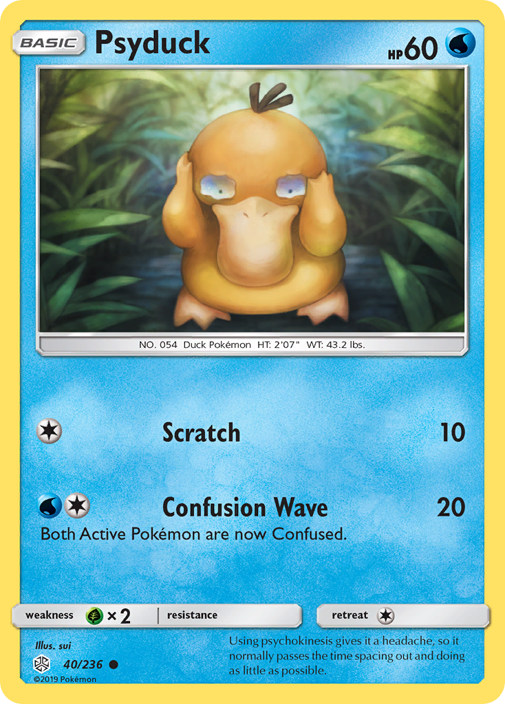 Psyduck (40/236) [Sun & Moon: Cosmic Eclipse] - Duel Kingdom