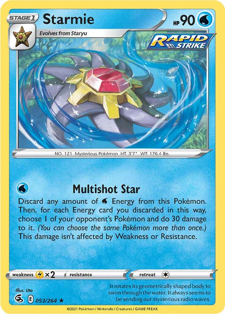 Starmie (053/264) [Sword & Shield: Fusion Strike] - Duel Kingdom