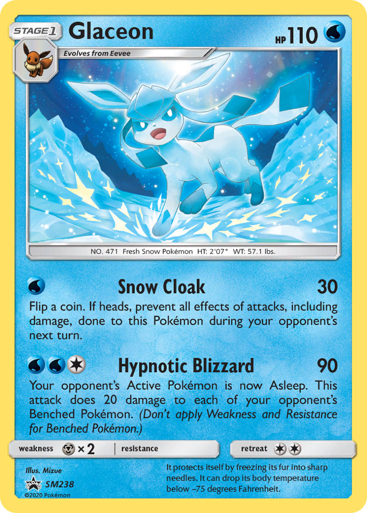 Glaceon (SM238) [Sun & Moon: Black Star Promos] - Duel Kingdom