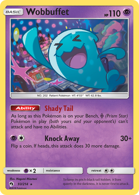 Wobbuffet (93/214) [Sun & Moon: Lost Thunder] - Duel Kingdom