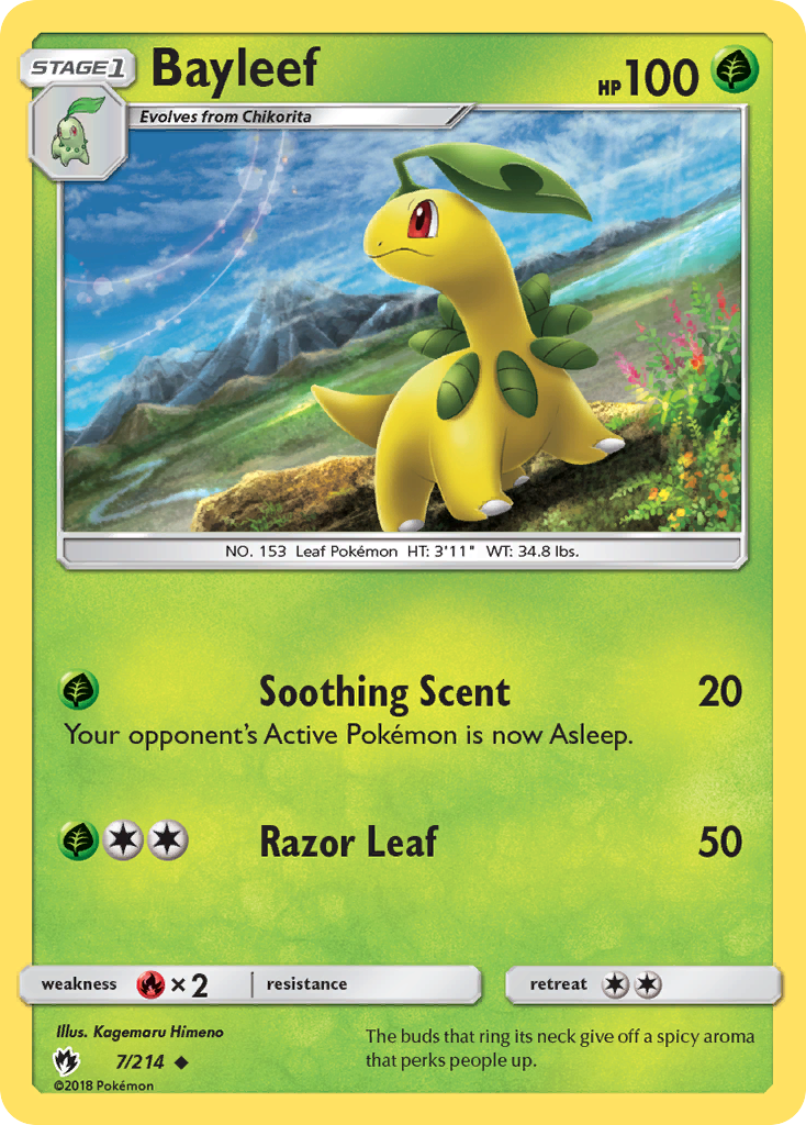 Bayleef (7/214) [Sun & Moon: Lost Thunder] - Duel Kingdom