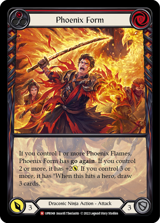 Phoenix Form [UPR048] (Uprising) Extended Art Rainbow Foil