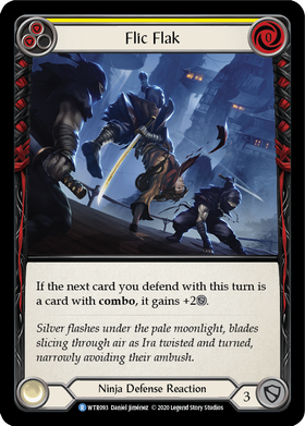 Flic Flak (Yellow) [WTR093] Unlimited Rainbow Foil - Duel Kingdom