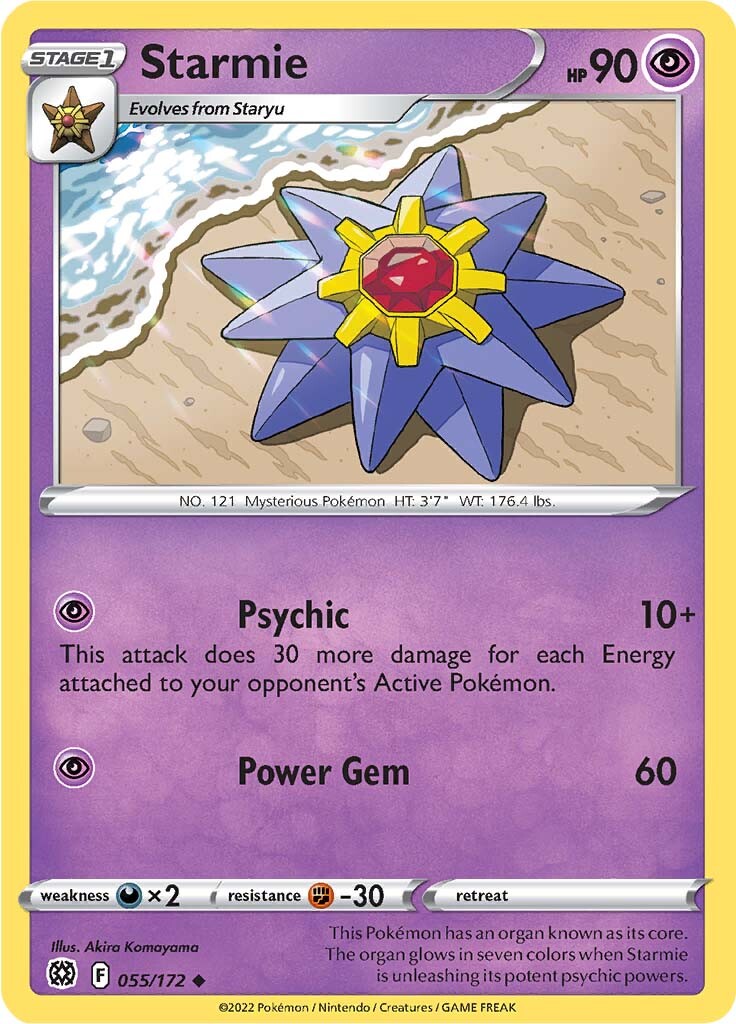 Starmie (055/172) [Sword & Shield: Brilliant Stars] - Duel Kingdom