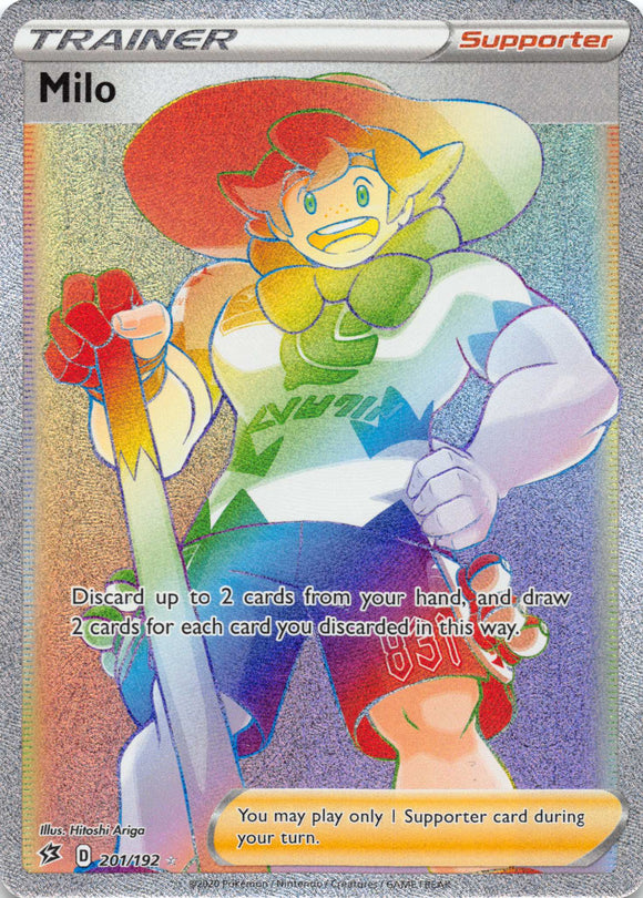 Milo (201/192) [Sword & Shield: Rebel Clash]