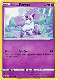 Galarian Ponyta (081/202) [SWSH01: Sword & Shield Base Set] - Duel Kingdom