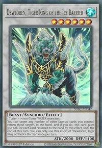 Dewloren, Tiger King of the Ice Barrier [SDFC-EN042] Ultra Rare - Duel Kingdom
