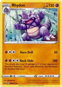 Rhydon (098/202) [SWSH01: Sword & Shield Base Set] - Duel Kingdom