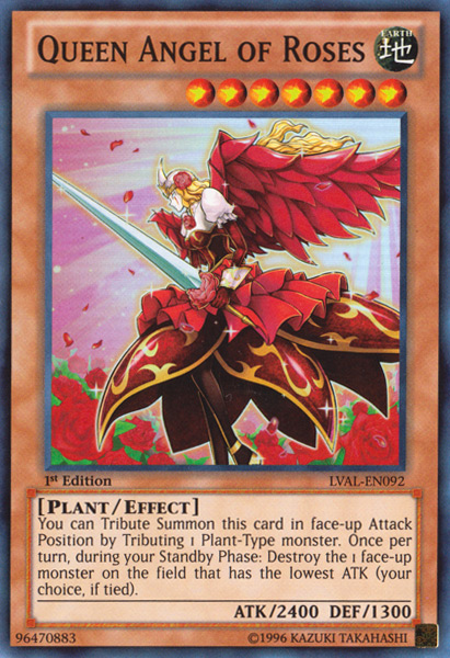 Queen Angel of Roses [LVAL-EN092] Super Rare - Duel Kingdom