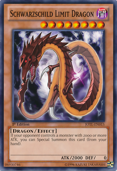 Schwarzschild Limit Dragon [JOTL-EN015] Common - Duel Kingdom