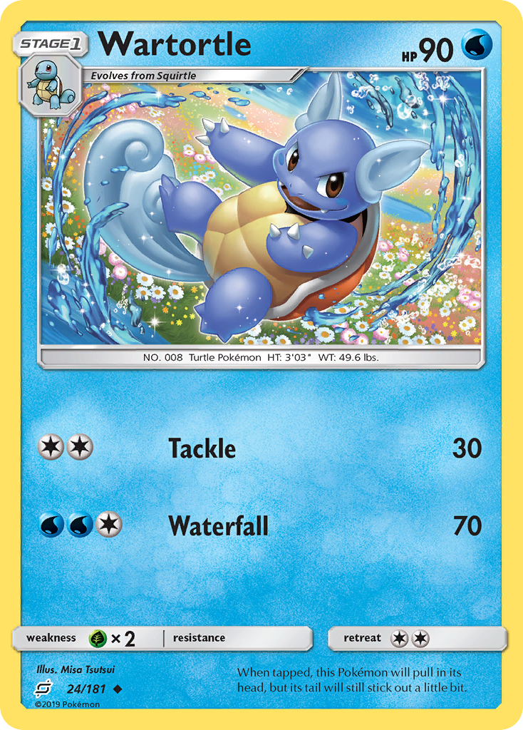 Wartortle (24/181) [Sun & Moon: Team Up] - Duel Kingdom