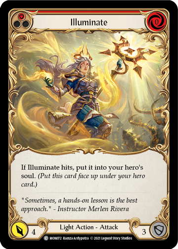 Illuminate (Red) [MON072] 1st Edition Normal - Duel Kingdom