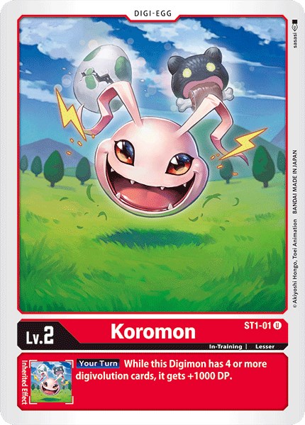 Koromon [ST1-01] [Starter Deck 01: Gaia Red] Normal