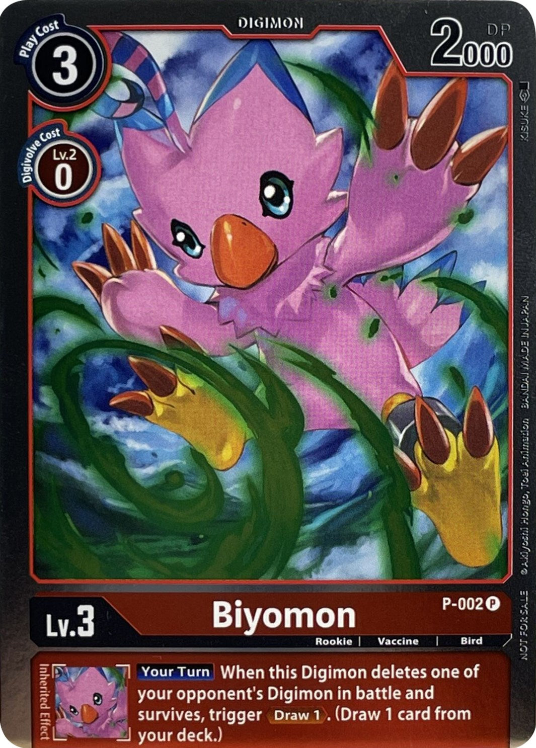 Biyomon - P-002 [P-002] [Digimon Promotion Cards] Foil