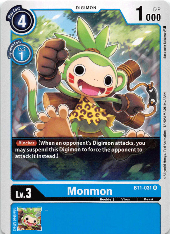 Monmon [BT1-031] [Release Special Booster] Normal