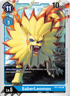 SaberLeomon [BT1-043] [Release Special Booster] Normal