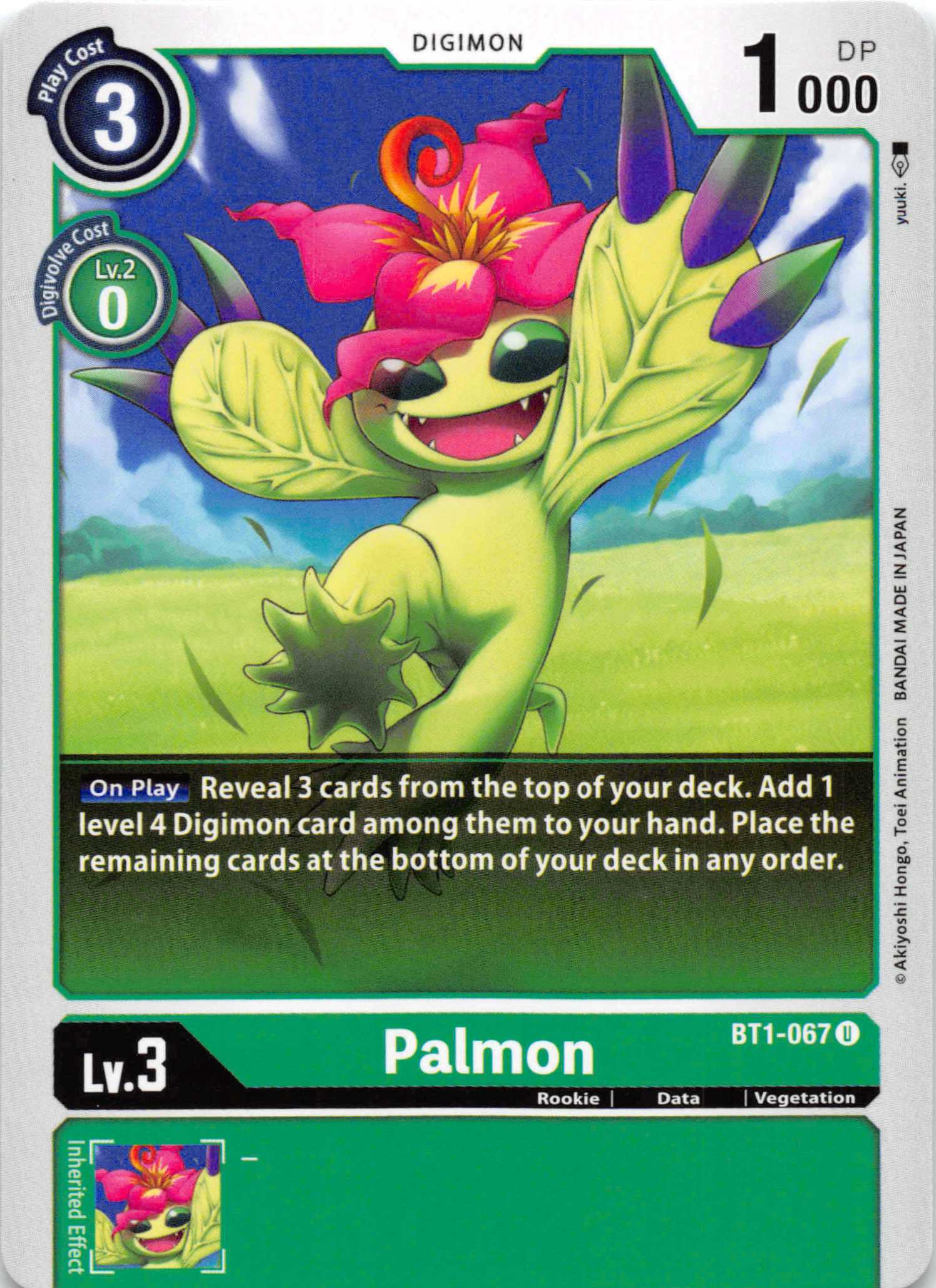 Palmon [BT1-067] [Release Special Booster] Normal