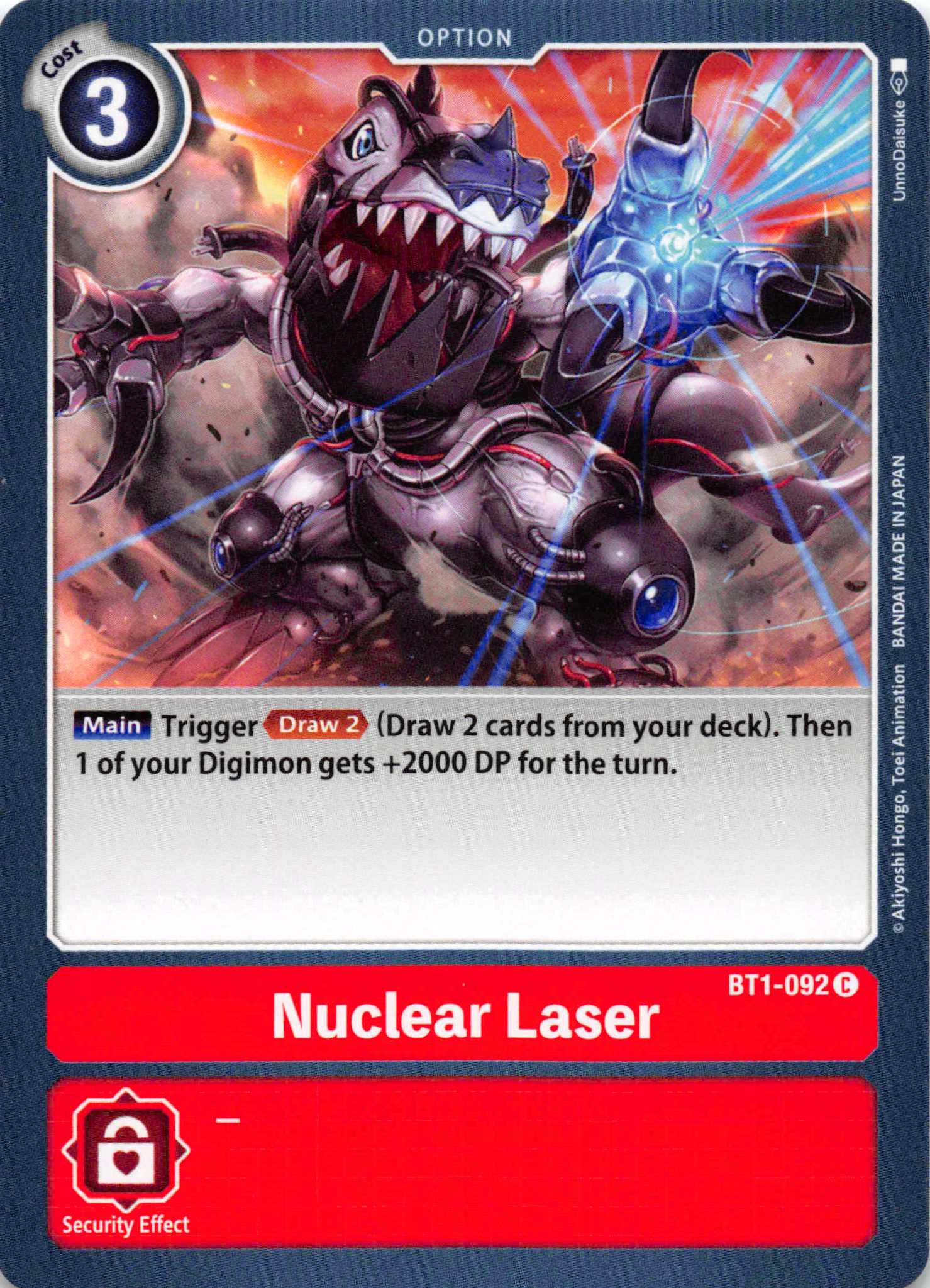 Nuclear Laser [BT1-092] [Release Special Booster] Normal