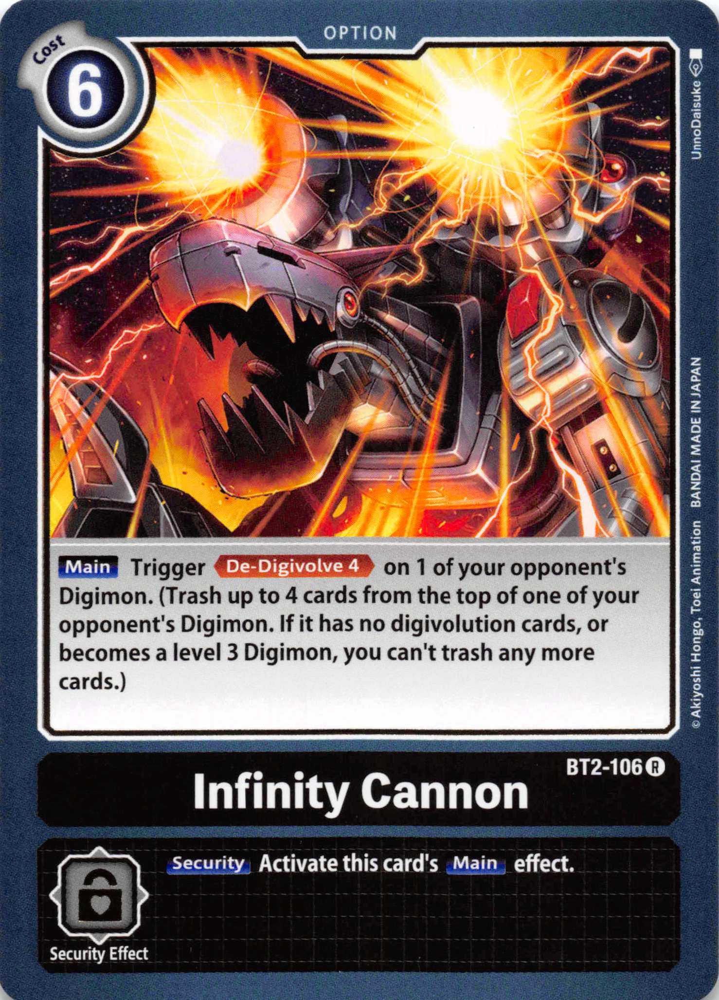 Infinity Cannon [BT2-106] [Release Special Booster] Normal