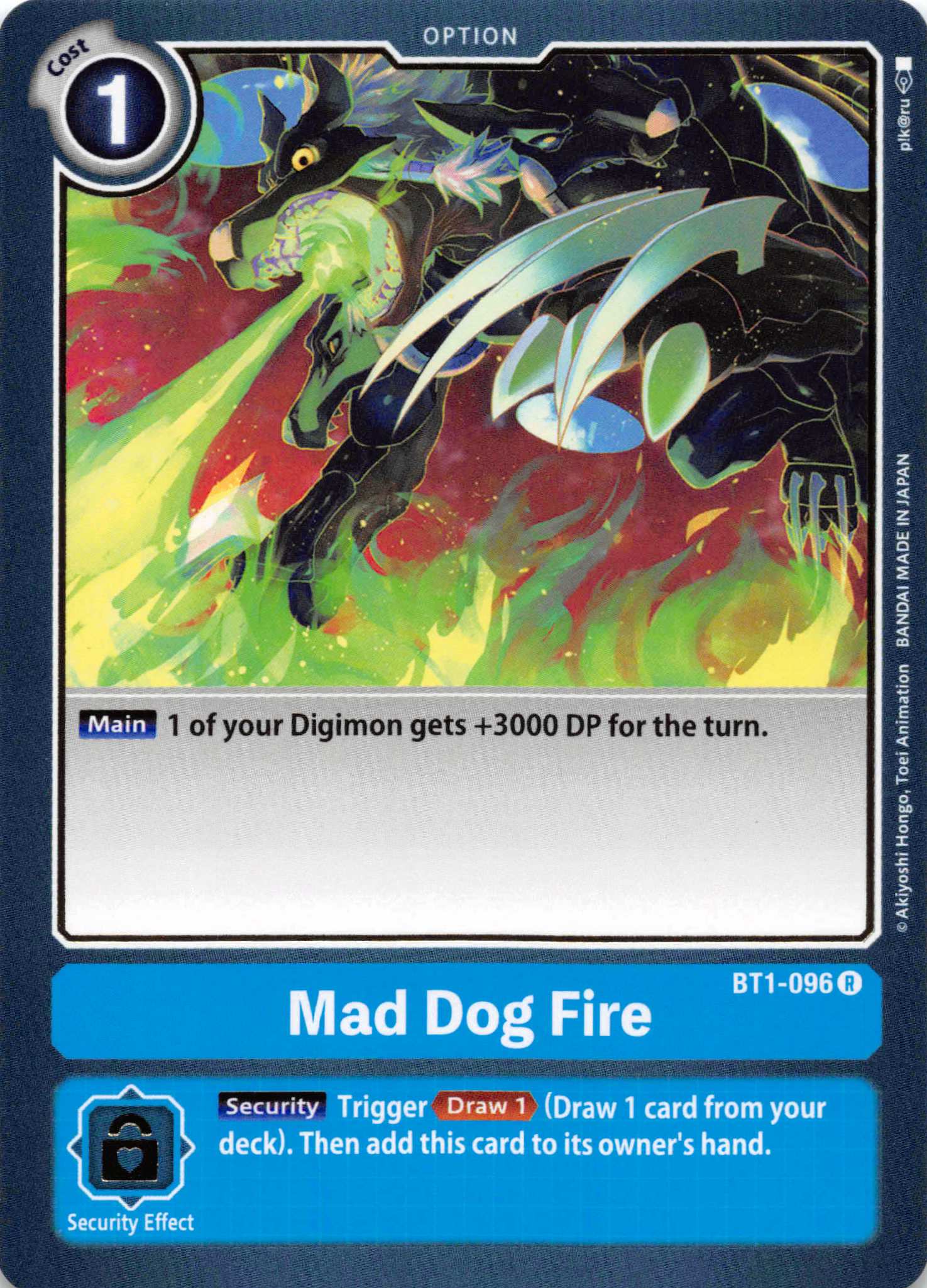 Mad Dog Fire [BT1-096] [Release Special Booster] Normal