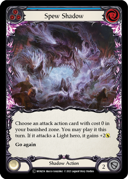 Spew Shadow (Blue) [U-MON214] Unlimited Normal - Duel Kingdom