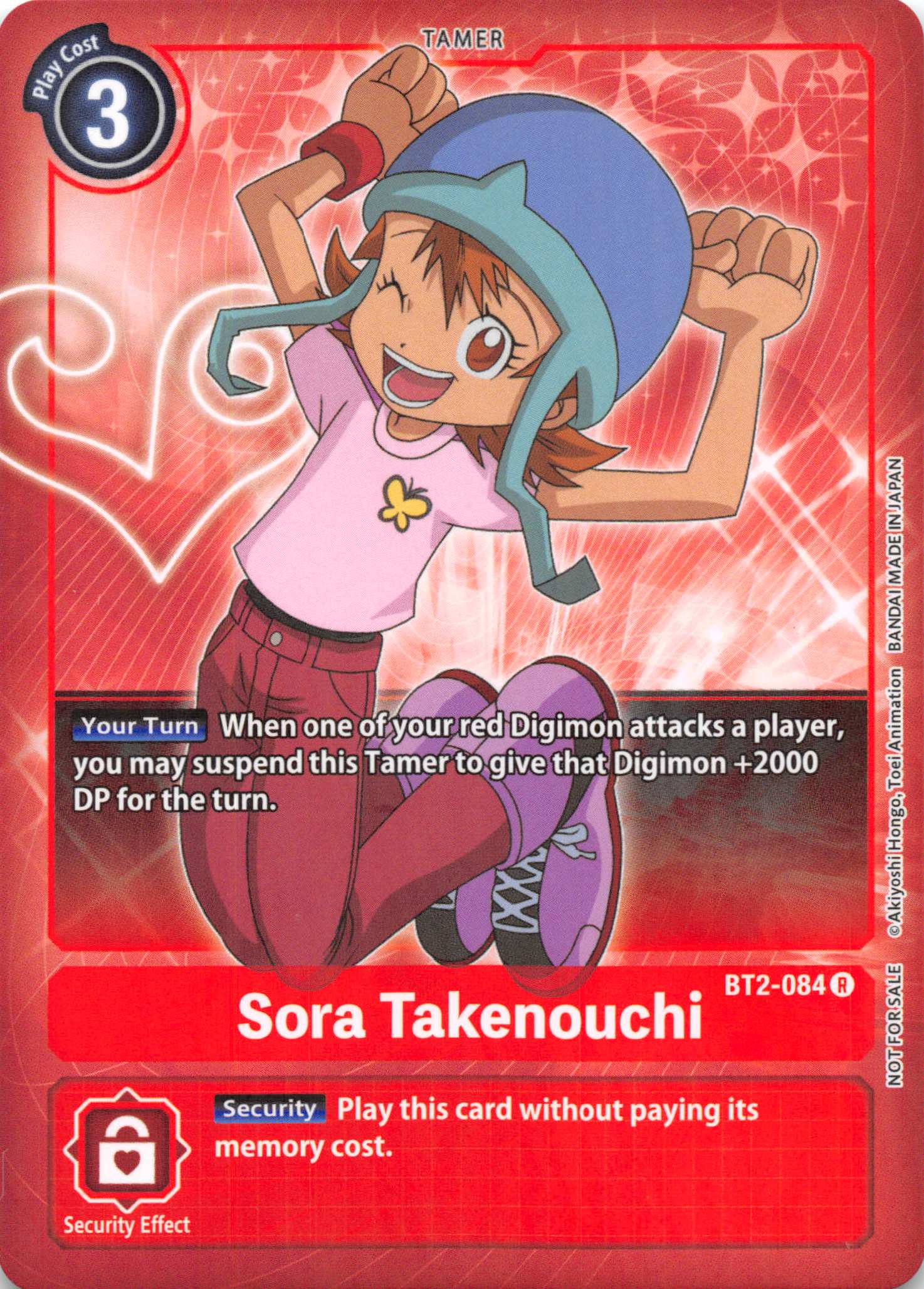 Sora Takenouchi (Box Topper) [BT2-084] [Release Special Booster] Foil