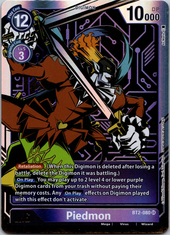 Piedmon (Alternate Art) [BT2-080] [Release Special Booster] Foil