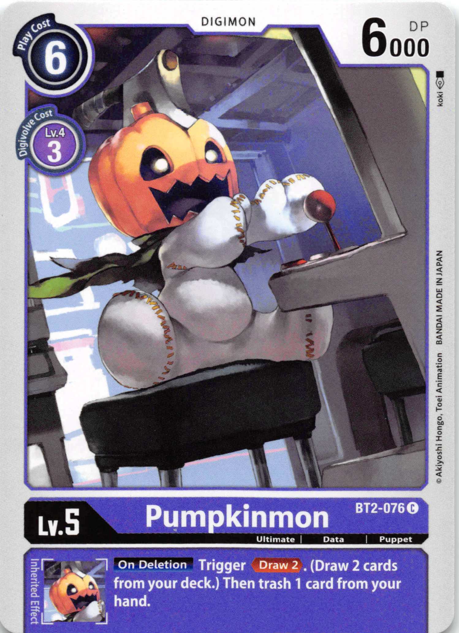 Pumpkinmon [BT2-076] [Release Special Booster] Normal