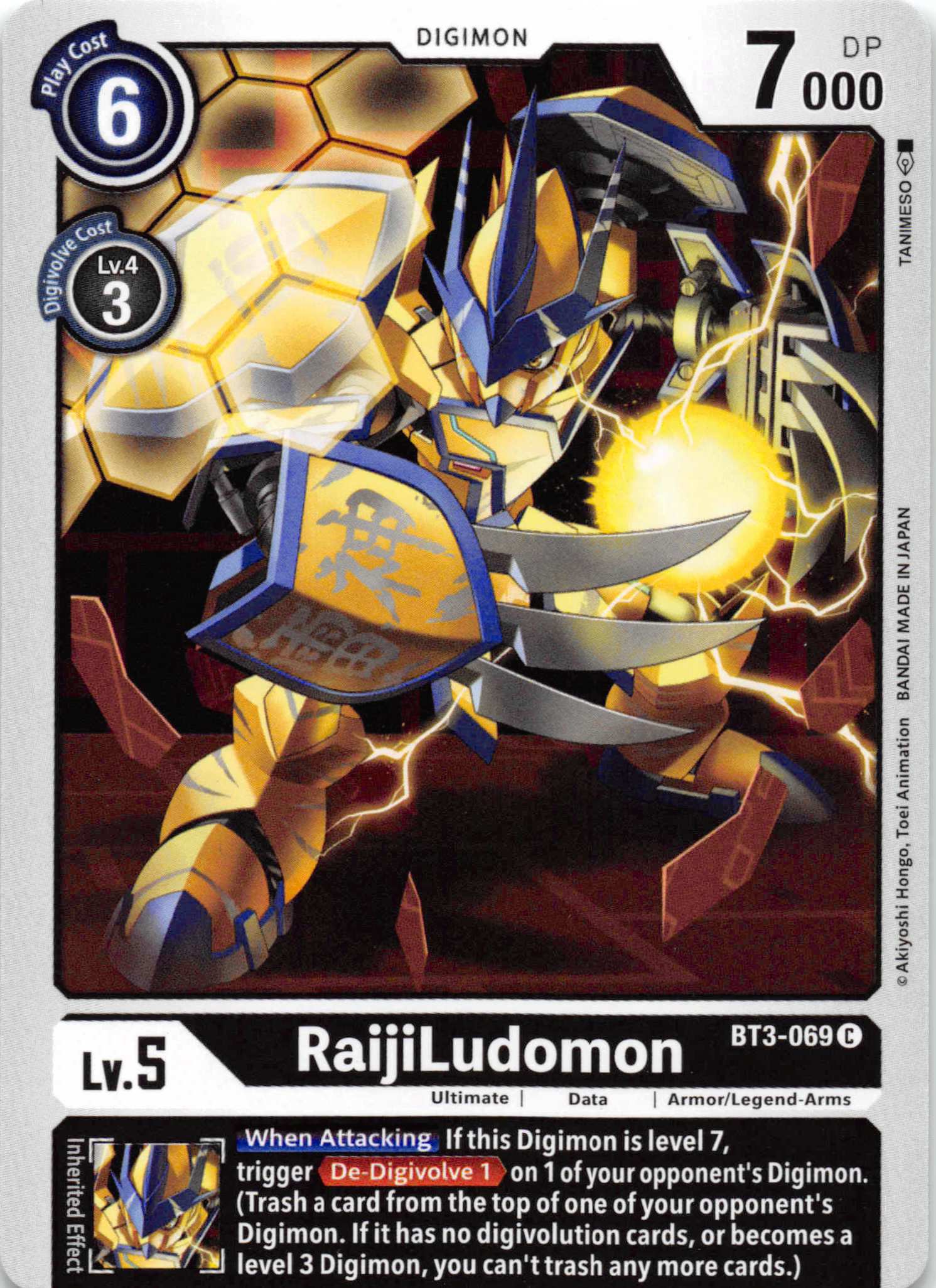 RaijiLudomon [BT3-069] [Release Special Booster] Normal