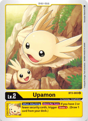 Upamon - BT3-003 [BT3-003] [Release Special Booster] Normal