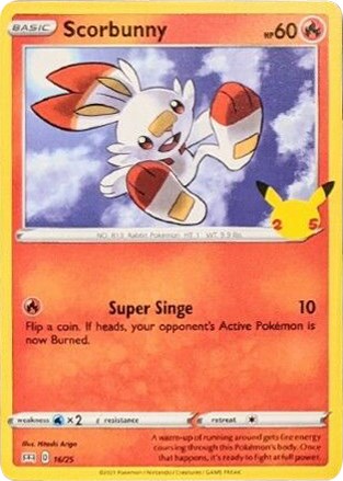 Scorbunny [16/25] - McDonalds Collection 2021 Holofoil