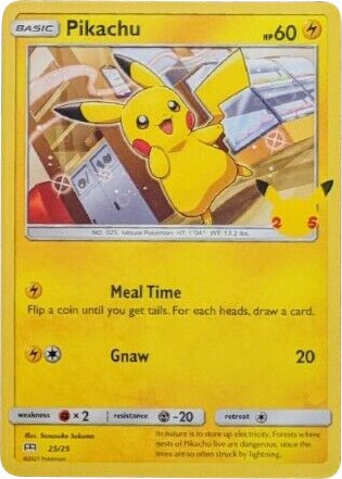 Pikachu [25/25] - McDonalds Collection 2021