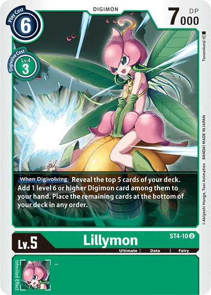 Lillymon [ST4-10] [Starter Deck 04: Giga Green] Normal