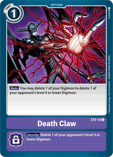 Death Claw [ST6-15] [Starter Deck 06: Venomous Violet] Normal