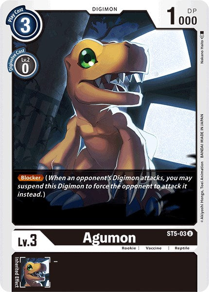 Agumon [ST5-03] [Starter Deck 05: Machine Black] Normal