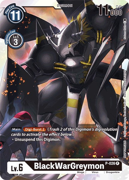 BlackWarGreymon - P-026 [P-026] [Digimon Promotion Cards] Foil