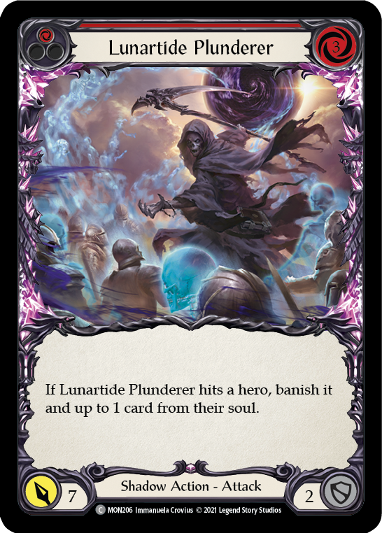 Lunartide Plunderer (Red) [MON206] 1st Edition Normal - Duel Kingdom